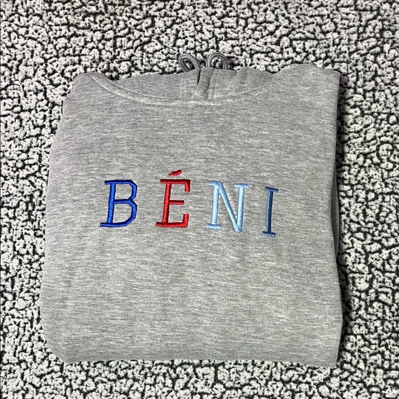 Gray Men's Hoodie - Picture 3 of 3